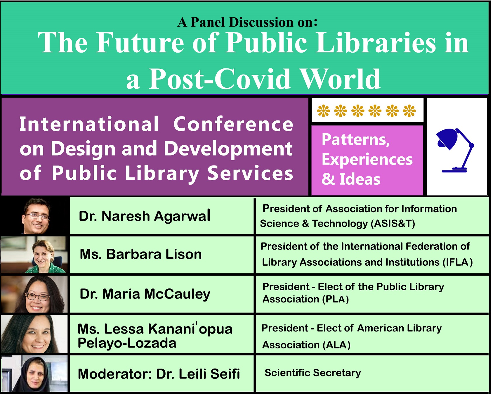 A Panel Discussion on: The Future of Public Libraries in a Post-Covid World